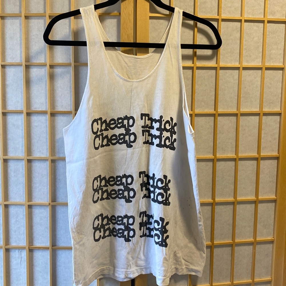 Authentic vintage Cheap Trick tank from 1988 Australian tour